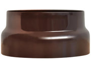 1pz riduzione per stufa a legna porcellanato classic col. marrone ï cm. 12x10 cod:ferx.vit55068