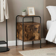 Armadio da Notte Rovere Fumo Legno ingegnerizzato 8007591