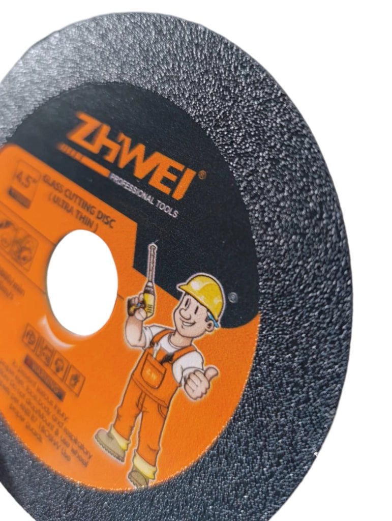 Disco Diamantato Da Taglio Vetro 115 mm Per Smerigliatrice Angolare Foro 22.2 mm art.07633