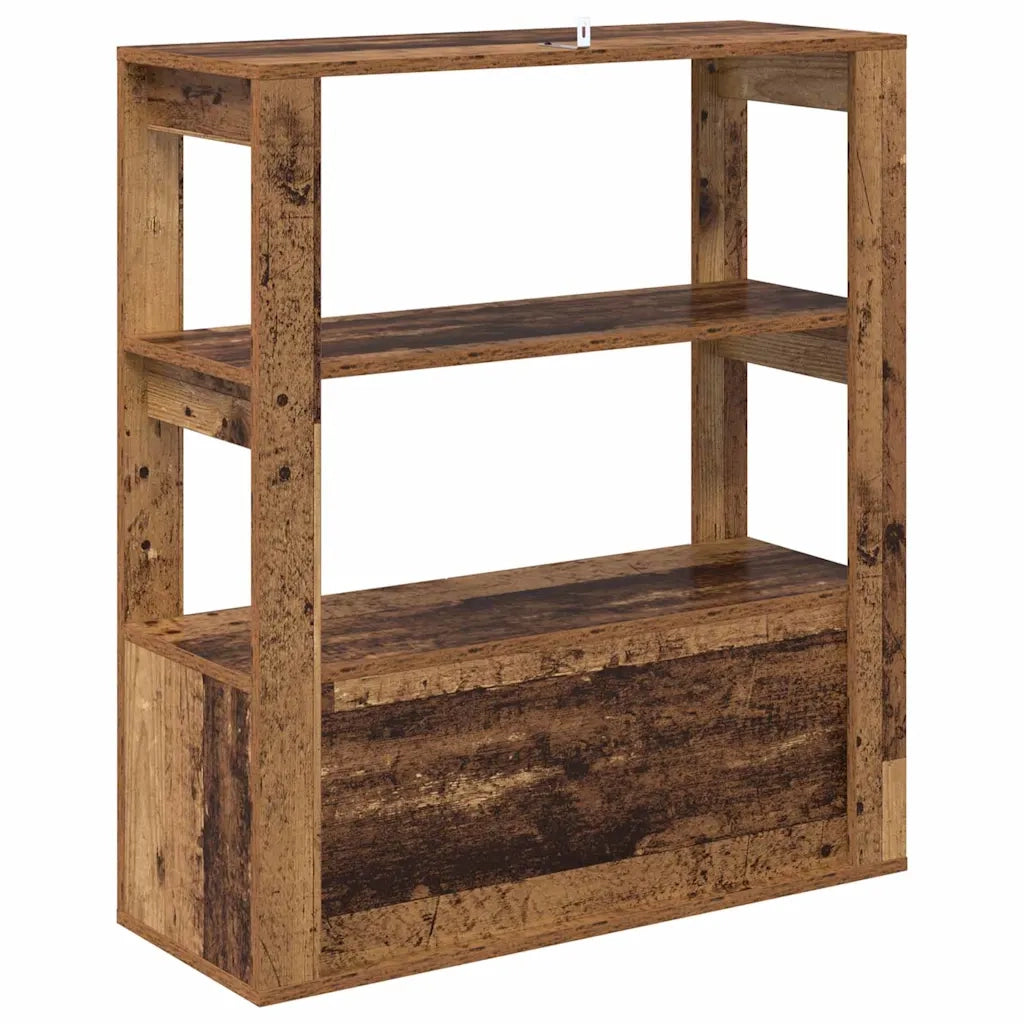 Credenza-Buffet-Armadio da cucina Legno vecchio 30 x 80 x 90 cm Legno multistrato