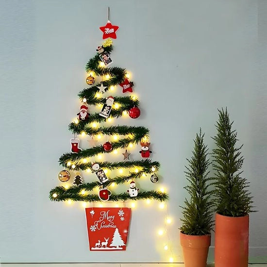 Slinger di Natale, 5 m, slinger artificiale di pino per Natale, per slinger decorativa, slinger di Natale, decorazione di Natale per interni ed esterni, per scale