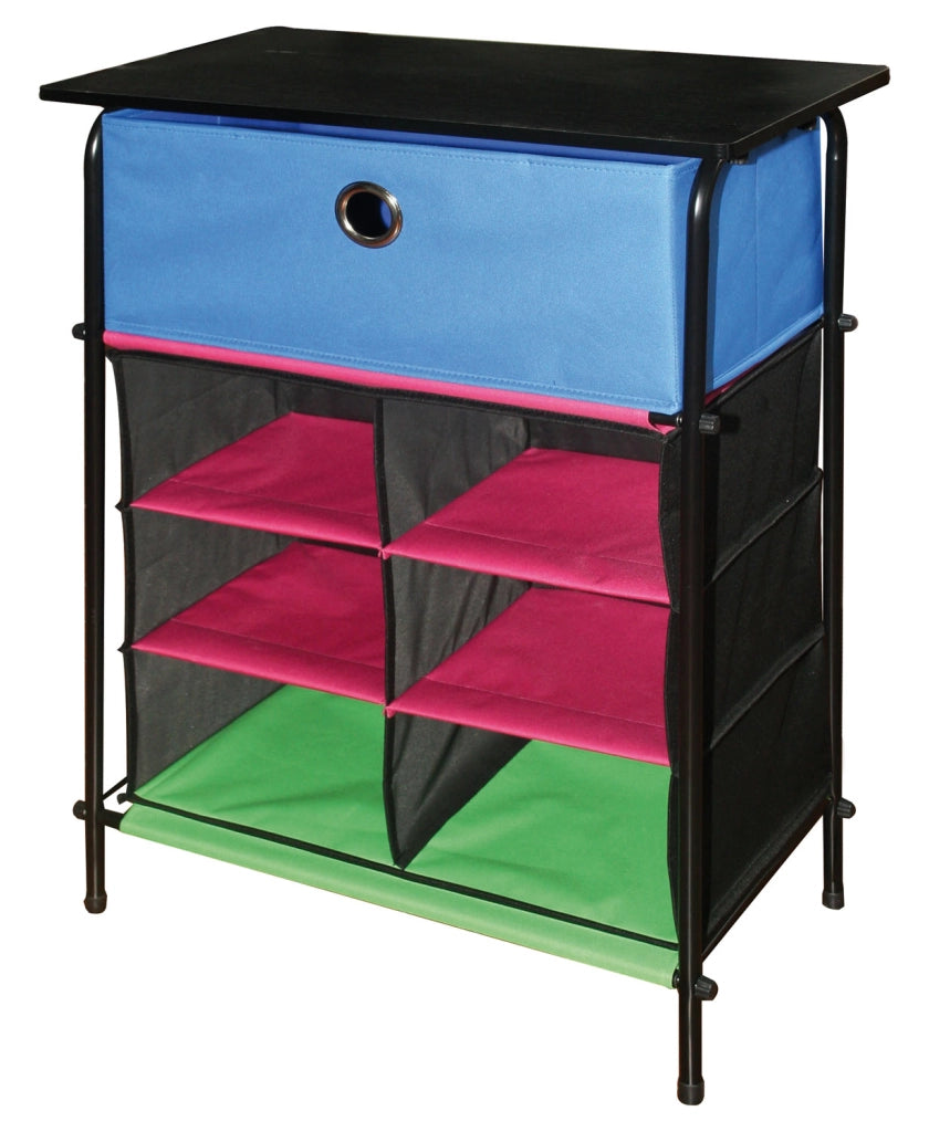 BALENO HOME RACK CASSETTIERA IN TNT STRUTTURA IN ACCIAIO DA ESTERNO