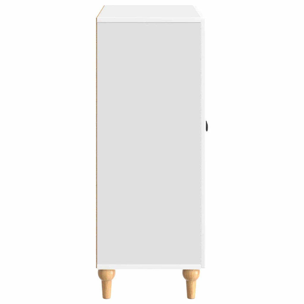 Credenza Bianco Lucido 66 x 34,5 x 90 cm Legno ingegnerizzato 894129