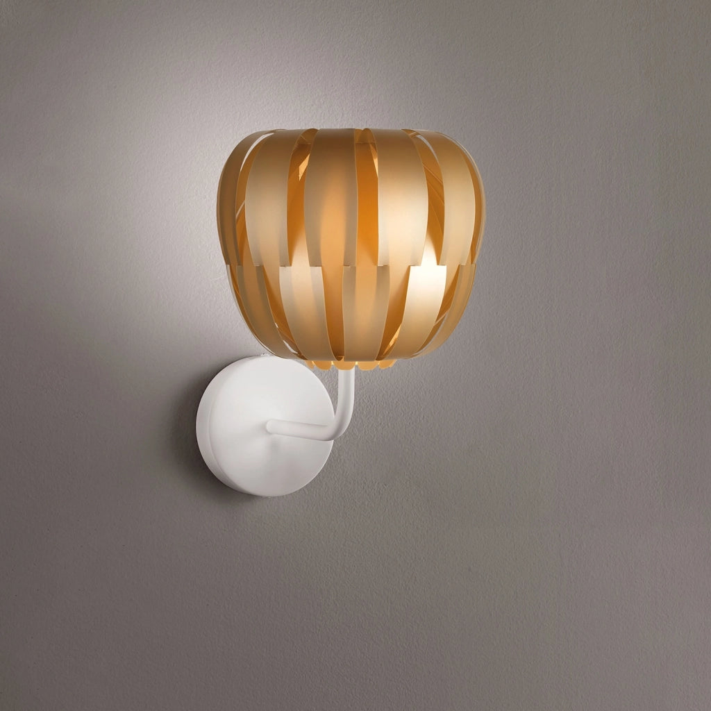 Applique Moderna Queen Polilux ® New Gold E Metallo 1 Luce E27