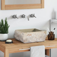 Lavandino Crema 30x30x13 cm in Marmo 149174