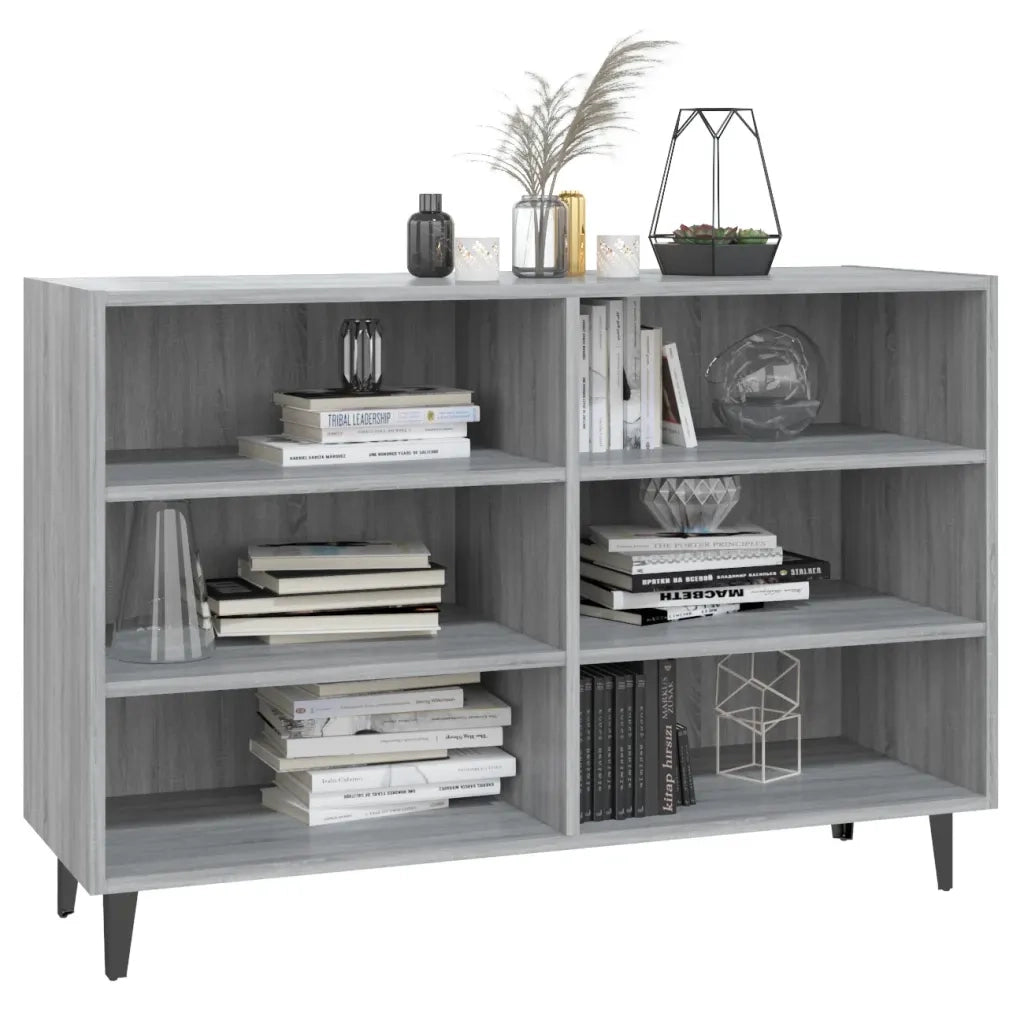 Credenza-Buffet-Armadio da cucina Grigio Sonoma 103,5x35x70 cm in Truciolato
