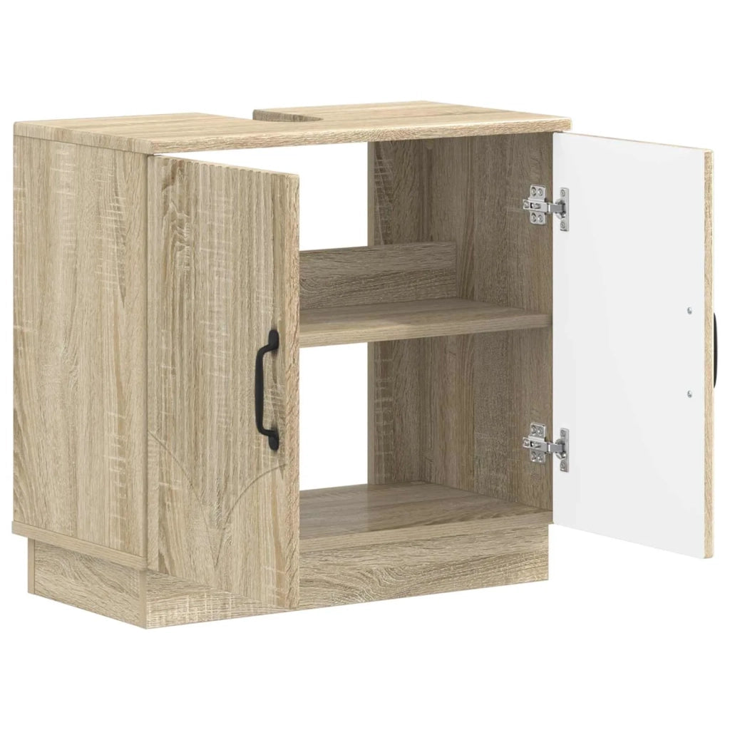 Armadio per Lavabo da Bagno HOORN Rovere Sonoma 897227