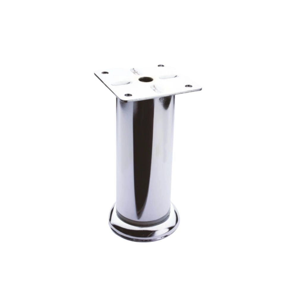 Piede in metallo diametro 4,2 altezza 20 cm cromato H20
