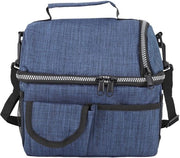 Borsa da Picnic 7L Grande Capacità - Progettazione a Doppio Strato - Tela Oxford Impermeabile - Isolamento Termico - Protezione dal Freddo - Borsa Portatile - Borsa da Picnic Portatile