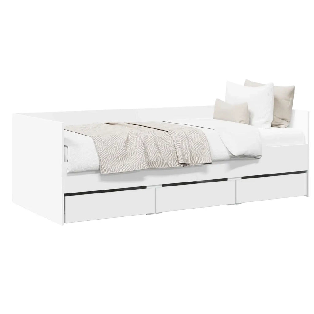 Telaio del letto con storage Bianco 80 x 200 cm 3429629
