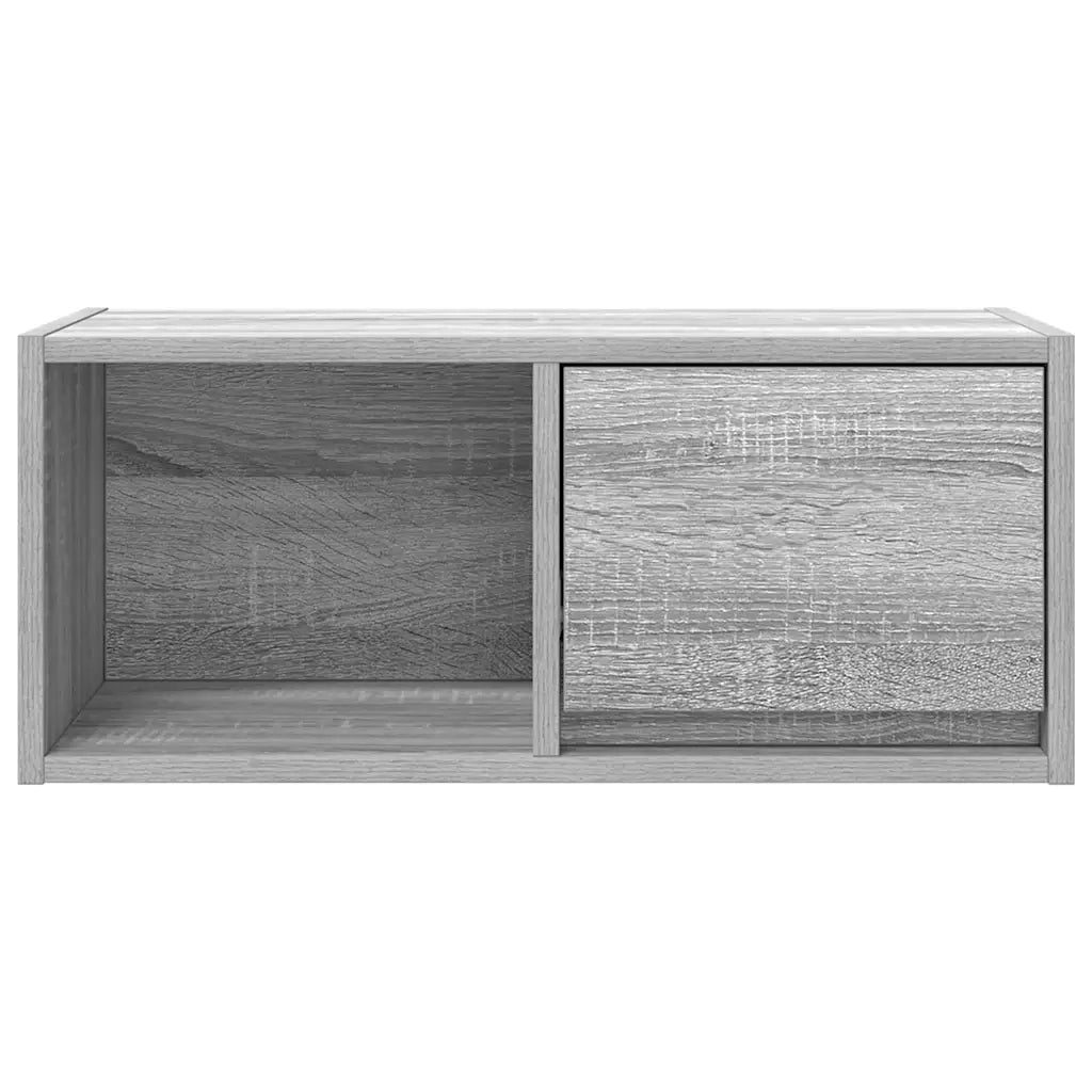 vidaXL Mobili TV 2pz Grigio Sonoma 60x31x25,5 cm Legno Multistrato