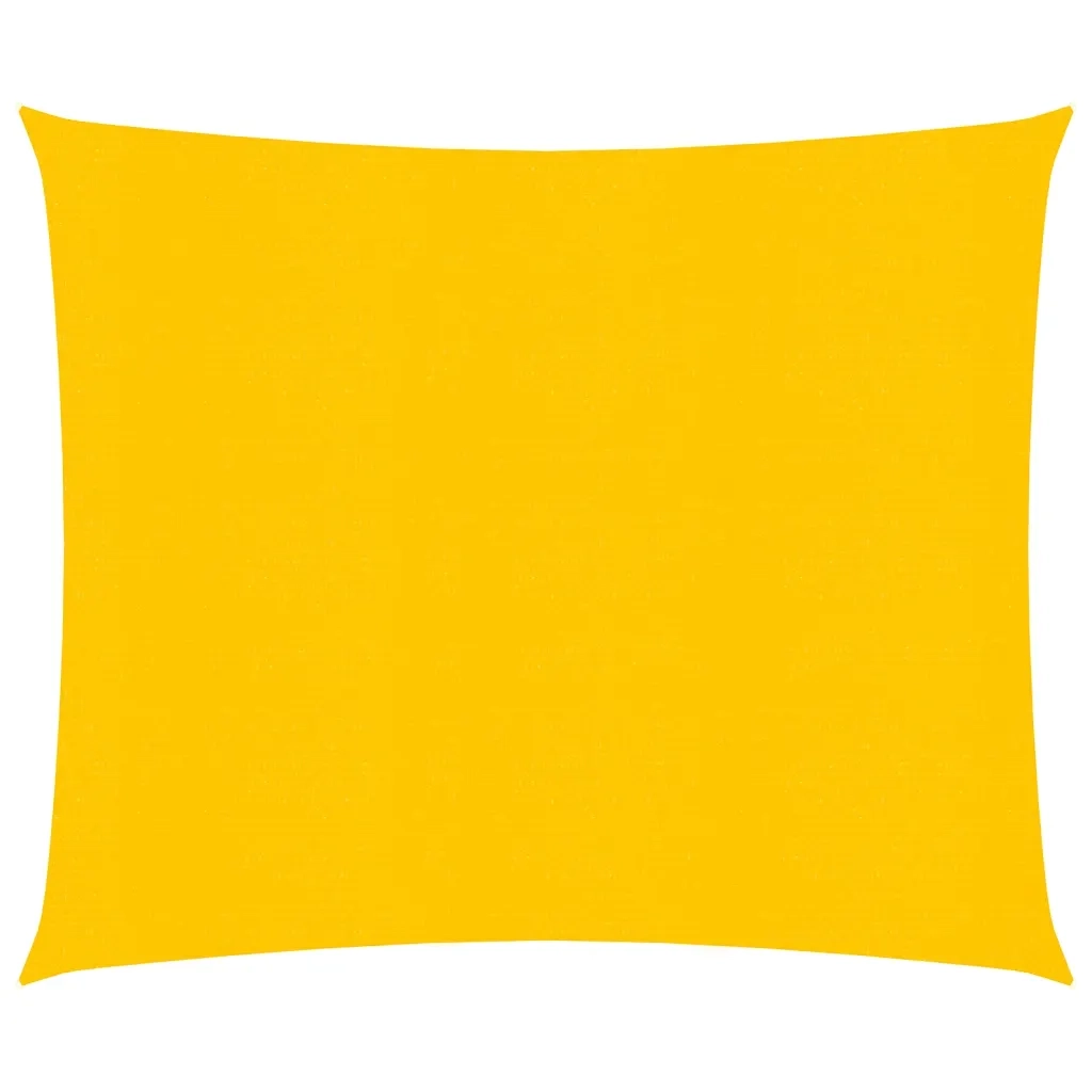 Vela Parasole 160 g/m² Quadrata Giallo 4x4 m in HDPE 311551