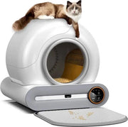 Cassetta per gatti auto-pulente - Pulitore elettrico intelligente per gatti - Cassetta per gatti auto-svuotante - Facile da utilizzare - Cassetta per gatti premium - Dimensioni: 48x52x50cm