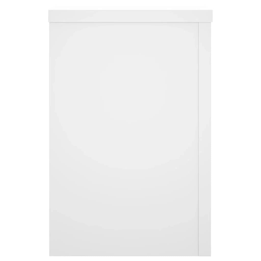 Portavasi mobili per fiori set da 2 25 x 25 x 35 cm legno ingegnerizzato bianco 02_0045269