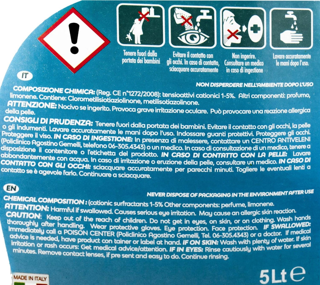 MAURY'S PROFESSIONAL 5LT FORM IGIENIZZANTE UNIVERSALE