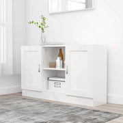Credenza Bianca 120x30,5x70 cm in Legno Multistrato 802777