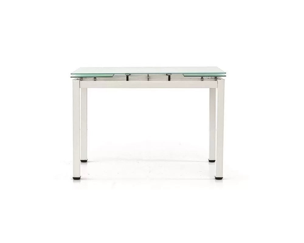 Tavolo da pranzo piano in vetro allungabile 110x70 h 76