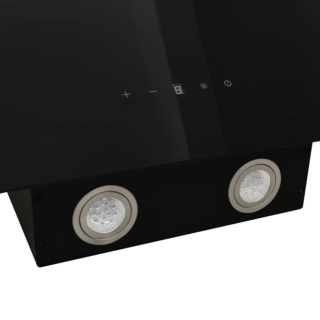 Cappa a Parete 60 cm in Acciaio e Vetro Temperato Nero CFW5749574