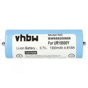 Batteria Li-Ion per rasoio Braun  UR18500Y 3,7V 1300mAh