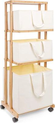 Asciugamani per bagno con ruote - 4 posizioni - contenitore di stoccaggio - asciugamani per bagno - 121x34x42cm - capienza di 50kg