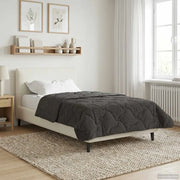 Piumone Completo Annuale Trapuntato Antracite 155 x 220 cm 42026236