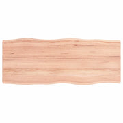 Piano Tavolo | Superficie Tavolo | Piano Scrivania Marrone Chiaro 100x40x2 cm in Rovere Non Trattato