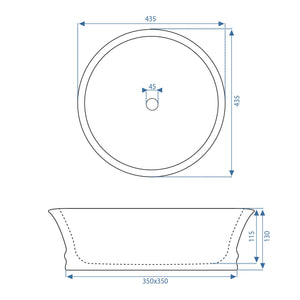 Lavabo Da Appoggio Rea Betty