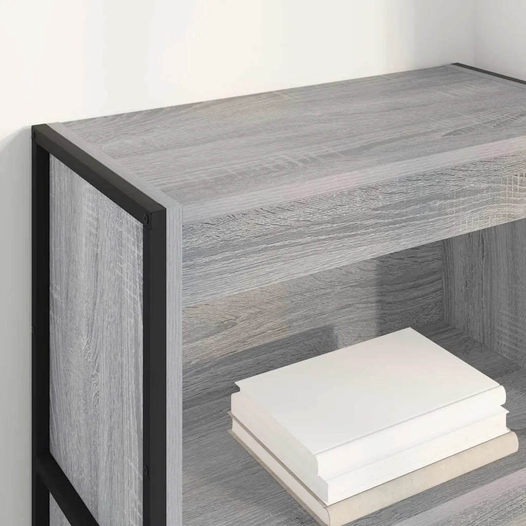 Armadio per Libri Grigio Sonoma 60 x 30 x 121 cm