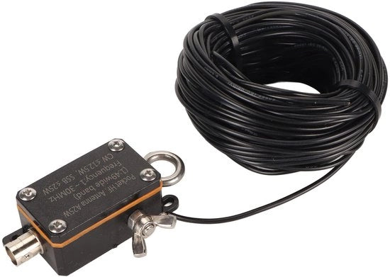 Antenna Portatile - Interruzione HF - Dimensioni Compattibili - Installazione Facile - Impedenza 50Ω - Materiale PVC di Alta Qualità - Antenna Radioportatile