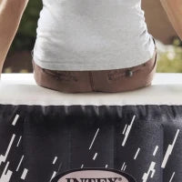 28494EX - Bubble Glow Deluxe Cm 196X71 4 Posti Con Pompa, Riscaldatore, Sistema Di Purificazione Acqua, Telo Base, Telo Copertura, 2 Poggia Testa, Led Multi-Color