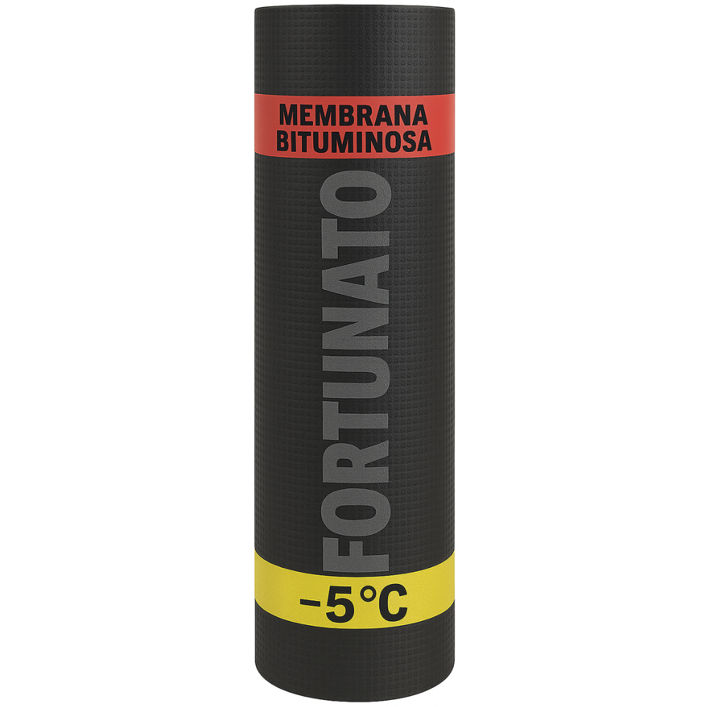 Membrana bituminosa impermeabilizzazione casasciutta (-5°c) cannello rotolo 1 x 10 m *** formato 4 kg/mq, confezione 1