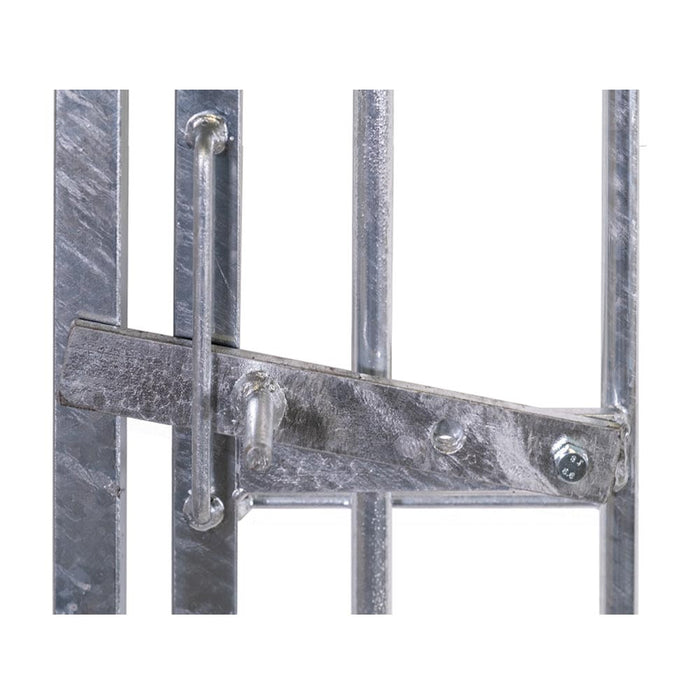 Pannello con porta tubolare per box cani con zincatura a caldo 100xh180 cm