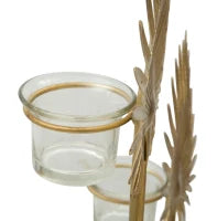 Porta Candela Glam Flowy Cm 35.6X12.5X55