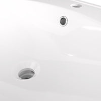 Lavabo ad incasso in mineral marmo cm 91x51 cm curvo per mobile bagno *** confezione 1