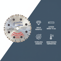 Disco diamantato x-term laser per taglio di materiali duri Ø 230 h 10 x 2,5 mm