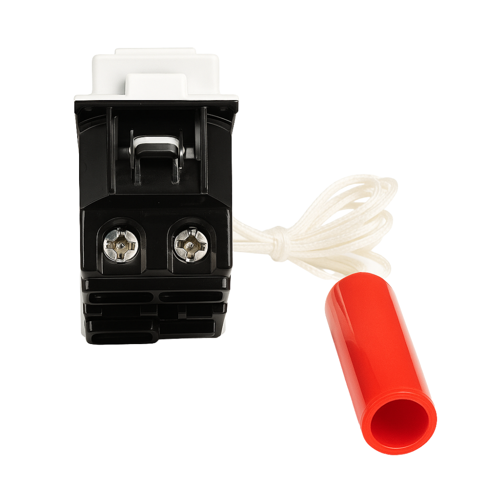 Pulsante a tirante bticino living now 10a 250v contatto no nc *** colore bianco, confezione 1