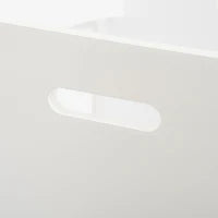 Torre Montessoriana per Bambini, Learning Tower con Altezza Regolabile in MDF, 40x50x90cm, Bianco