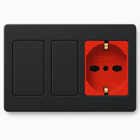 Gewiss gw20296 presa standard italiano/tedesco 250v ac 2p+t 16a bivalente p40