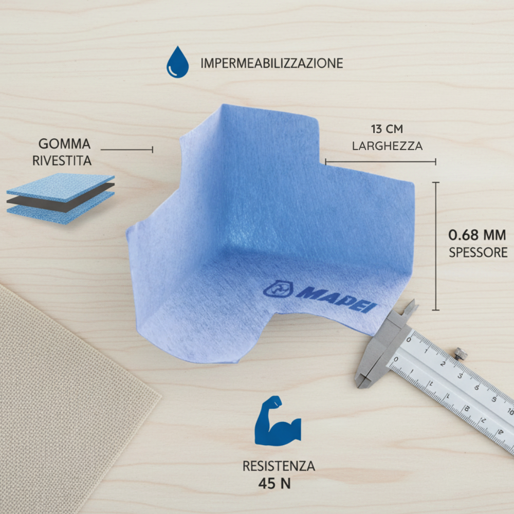 Angolare impermeabilizzazione mapeband easy 90 gradi pezzi 1