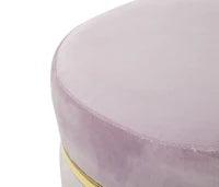 Sgabello Paris Rosa Cm Ø 35X40.5