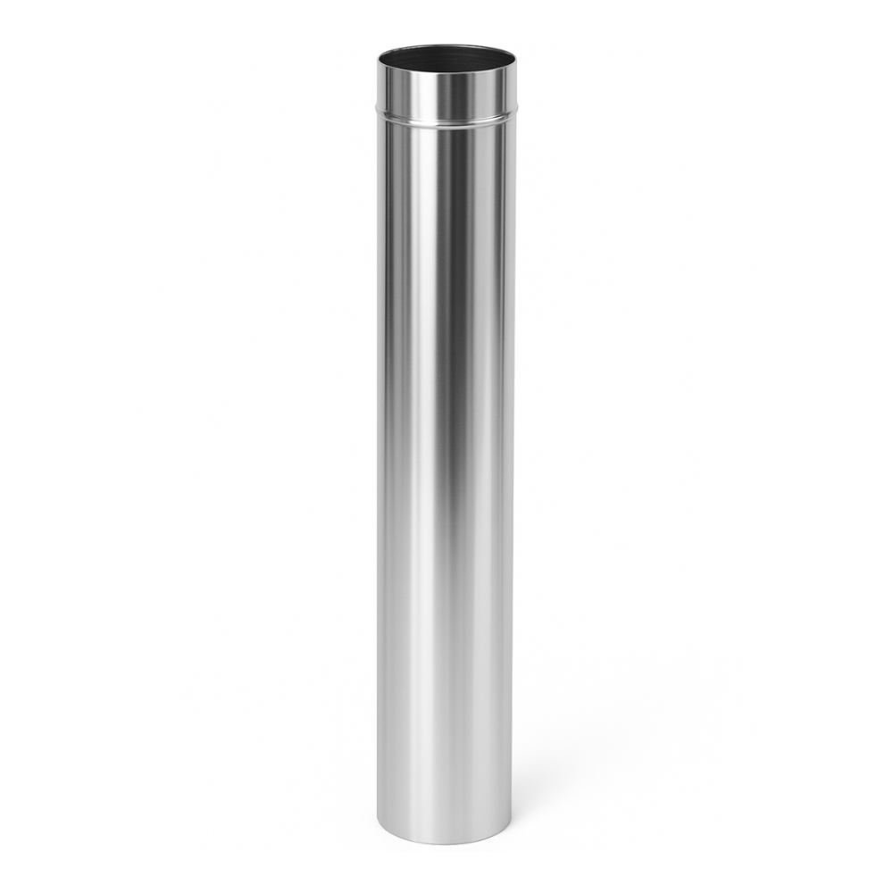 Tubo acciaio inox diametro 250 mm sp. 0,5 mm h. 1000 mm canna fumaria