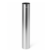 Tubo acciaio inox diametro 250 mm sp. 0,5 mm h. 1000 mm canna fumaria