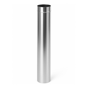 Tubo acciaio inox diametro 250 mm sp. 0,5 mm h. 1000 mm canna fumaria