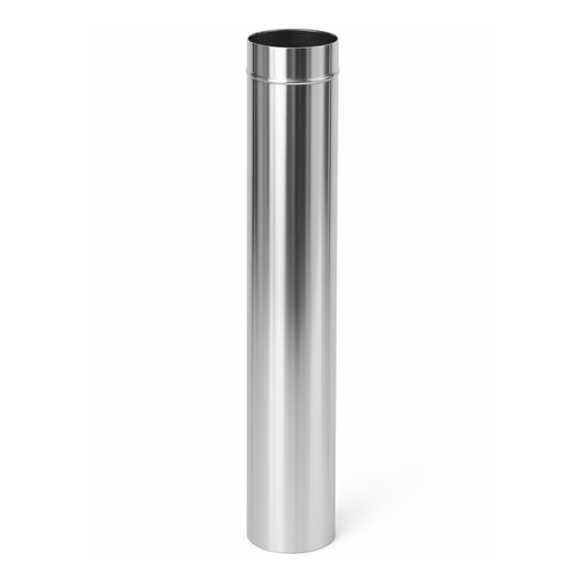 Tubo acciaio inox diametro 250 mm sp. 0,5 mm h. 1000 mm canna fumaria