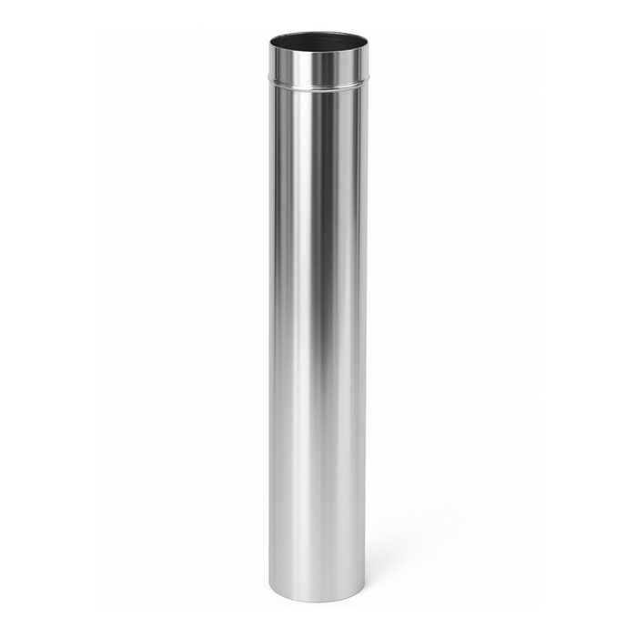 Tubo acciaio inox diametro 250 mm sp. 0,5 mm h. 1000 mm canna fumaria