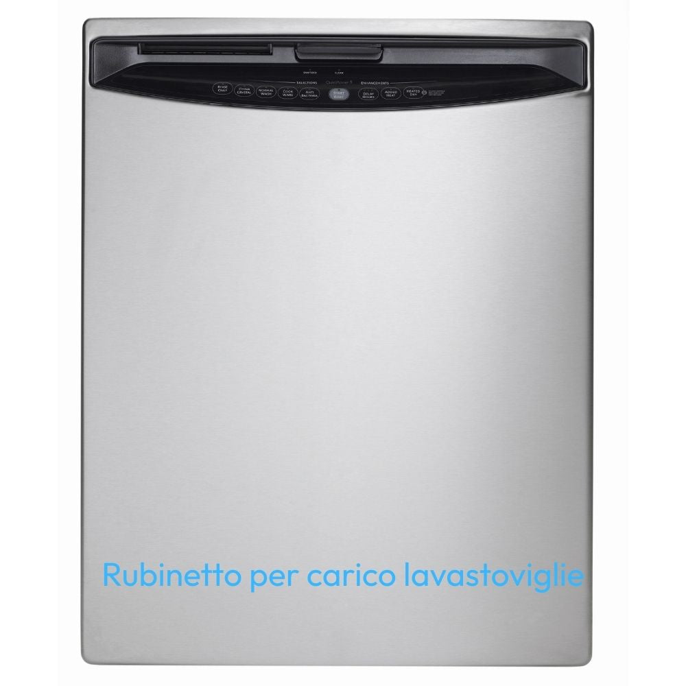 Rubinetto arredo attacco lavatrice lavastoviglie 1/2 x 3/4 cromato