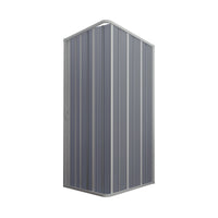 Box Doccia in PVC 90x90CM H185 a soffietto con Apertura Laterale colore Bianco mod. Flex