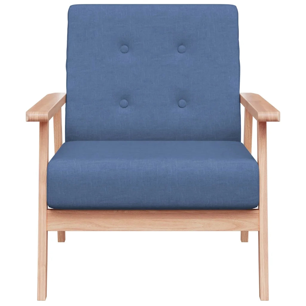 Poltrona-Divano Sedia Blu in Tessuto 300221