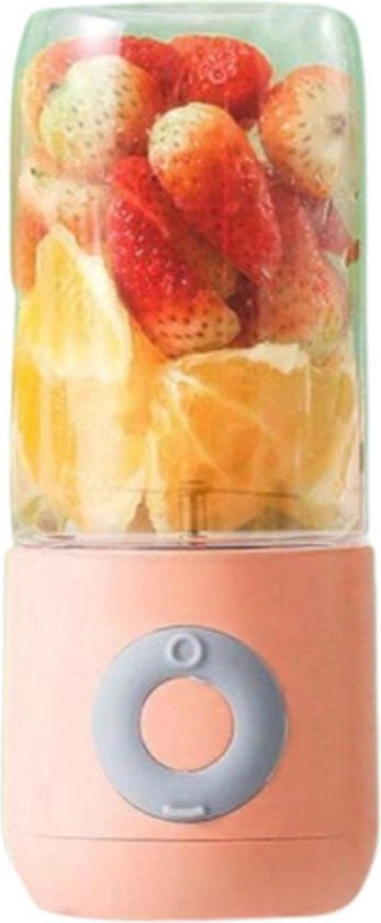 Blender portatile - Mixatore di smoothie da viaggio - Blender da trasportare - 500ml - 6 lame - Rosso
