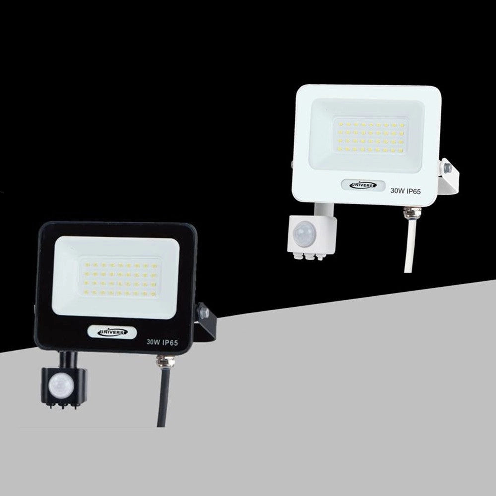 Trade Shop - Faretto Led 30w Con Sensore Movimento Proiettore Da Esterno Luce 6500k Ip65 Ek05-sen-30 -
